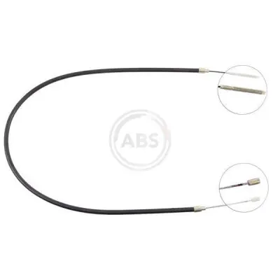 Cable de accionamiento, freno de estacionamiento A.B.S. K10386 Alta Calidad